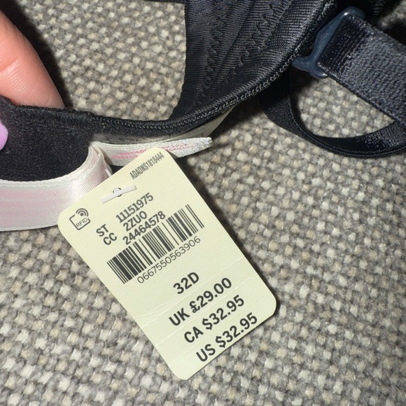 NWT Black Multi-way Push up Bra 32D - Picture 3 of 4